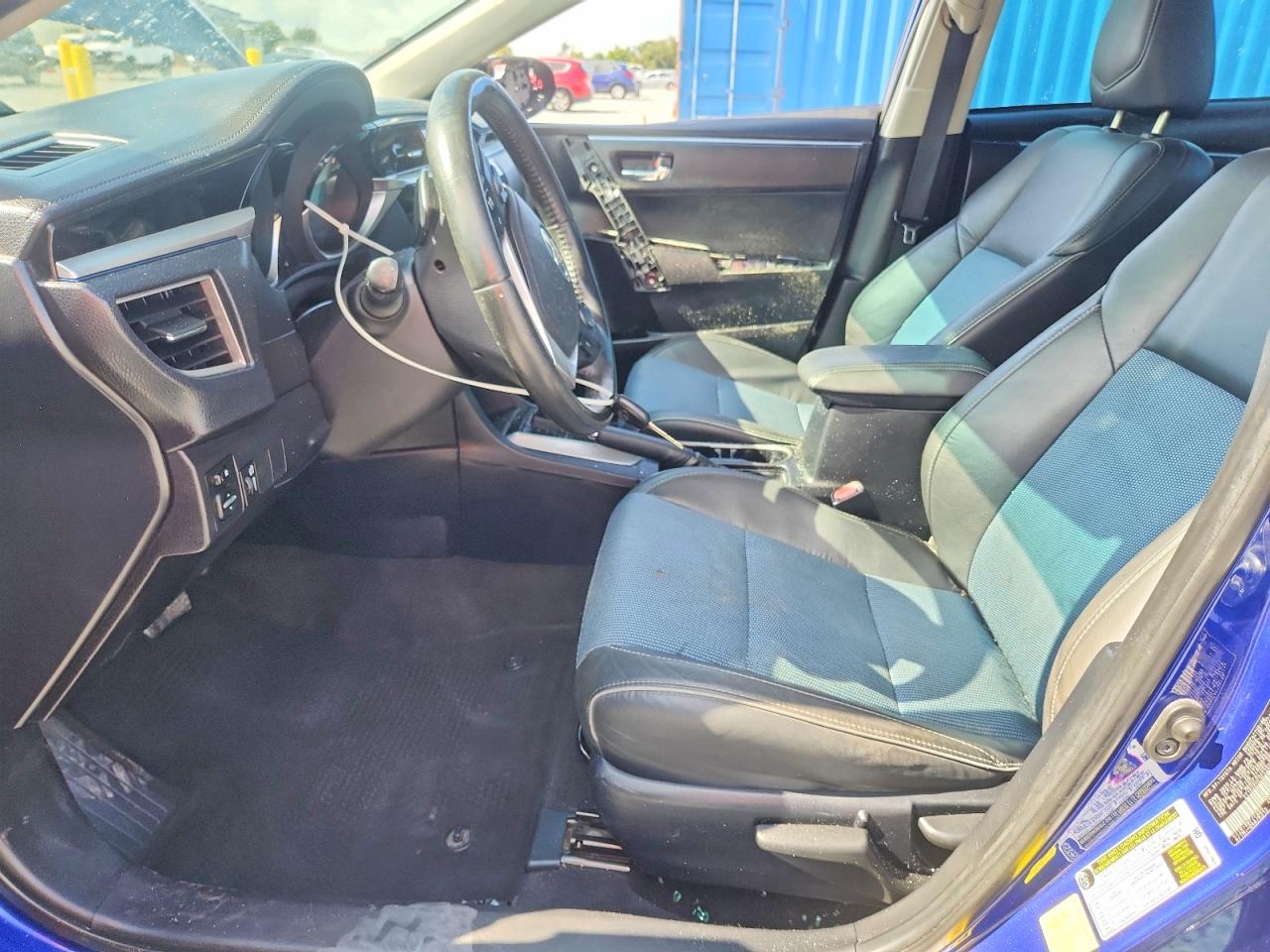 2014 Toyota Corolla S Plus Blue vin: 2T1BURHE9EC207596
