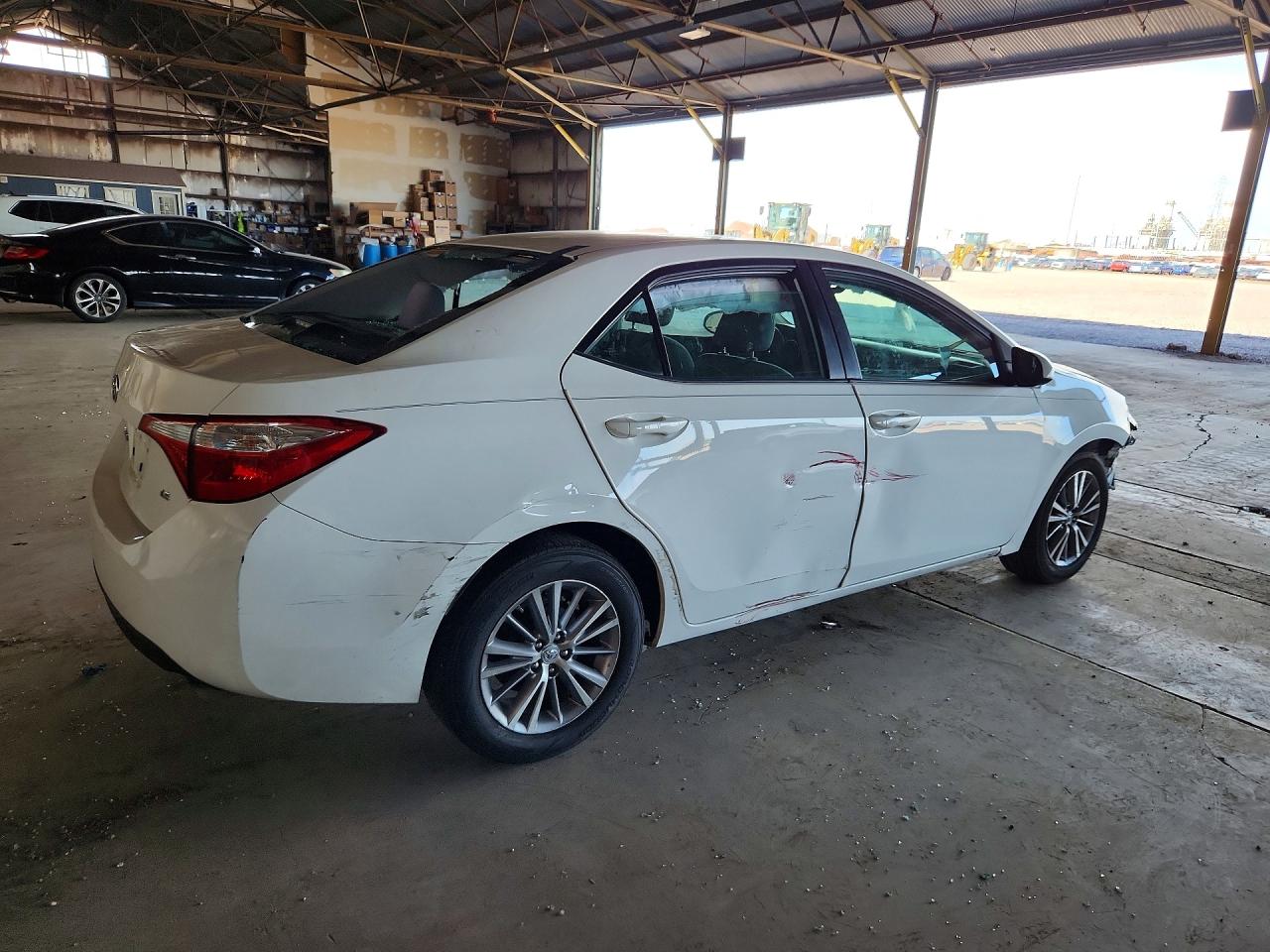 2014 Toyota Corolla Le White vin: 2T1BURHE9EC208876