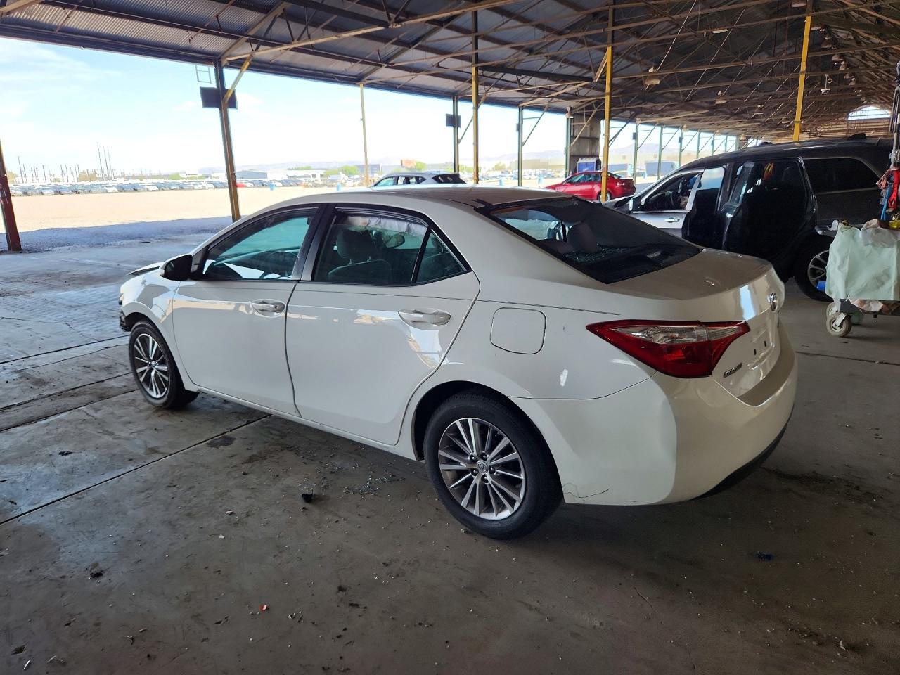 2014 Toyota Corolla Le White vin: 2T1BURHE9EC208876
