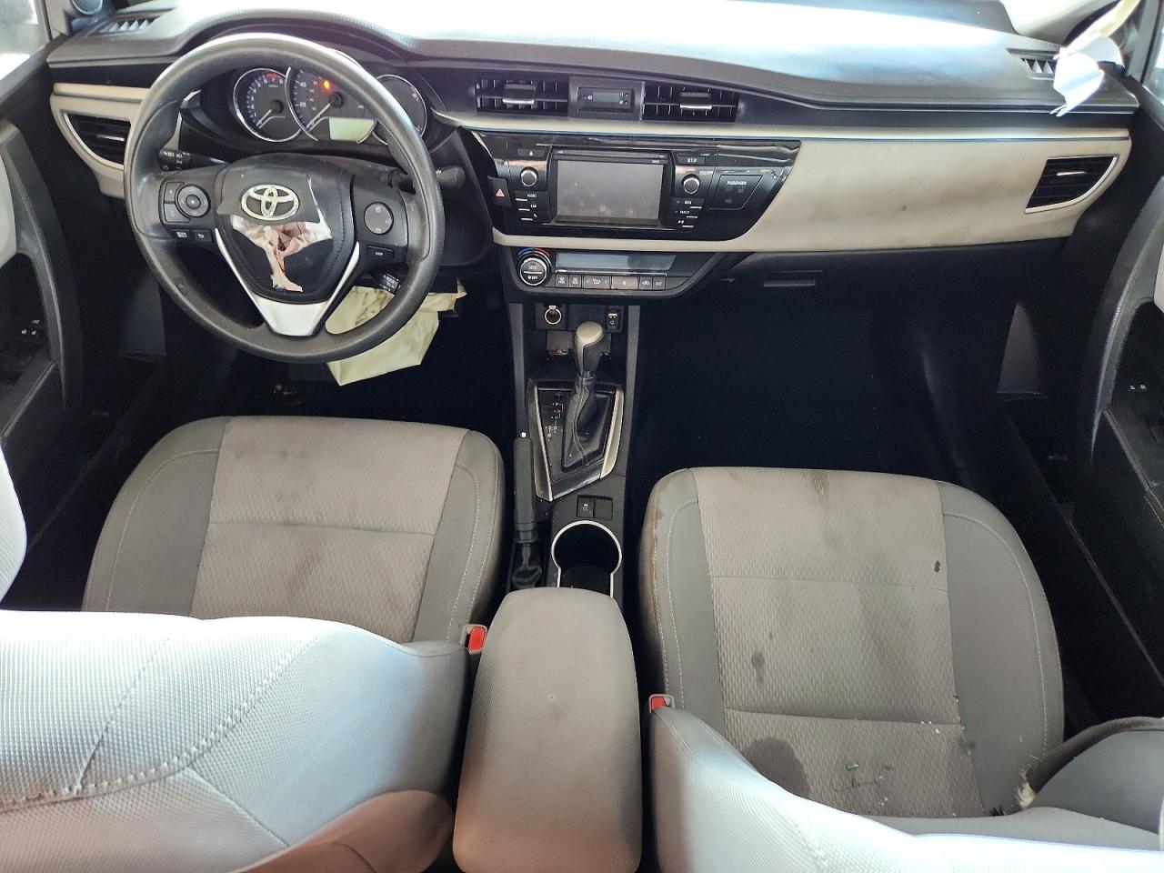 2014 Toyota Corolla Le White vin: 2T1BURHE9EC208876