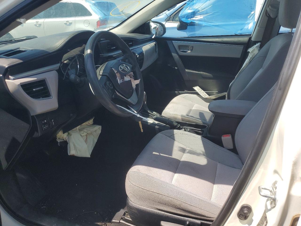 2014 Toyota Corolla Le White vin: 2T1BURHE9EC208876