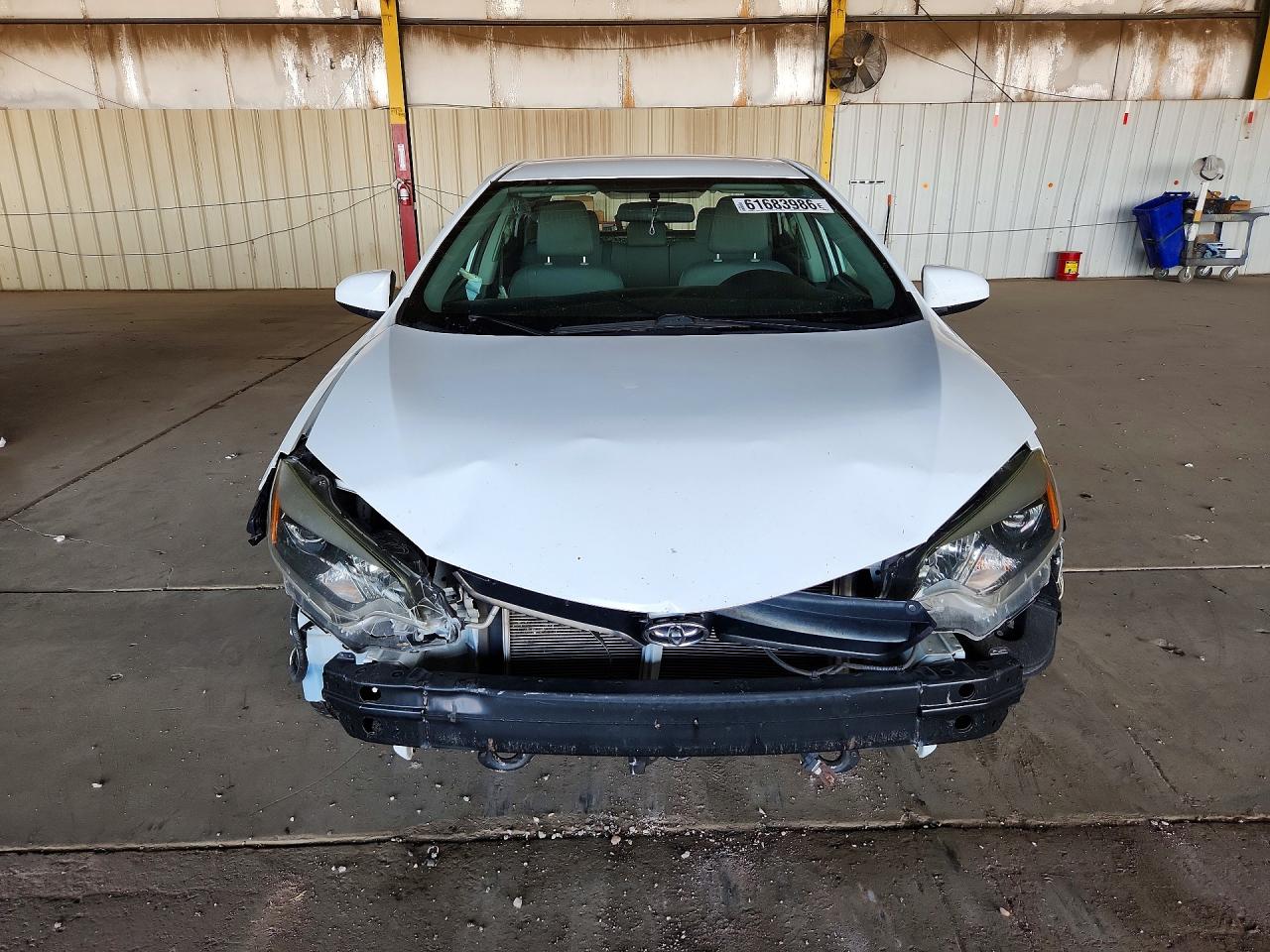 2014 Toyota Corolla Le White vin: 2T1BURHE9EC208876