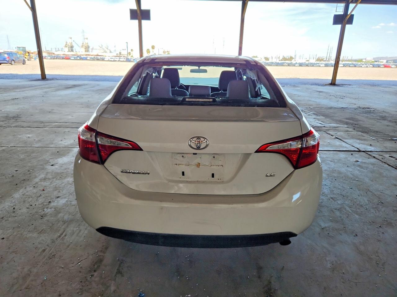 2014 Toyota Corolla Le White vin: 2T1BURHE9EC208876