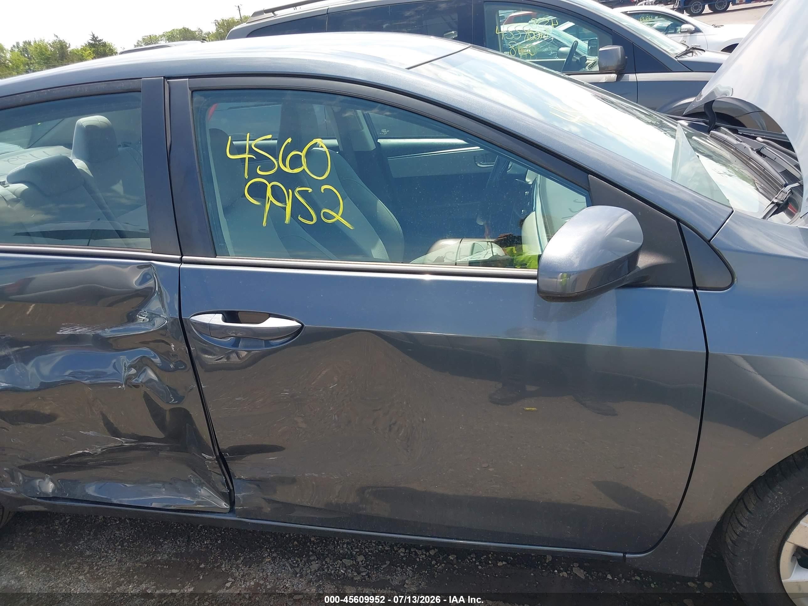 2014 Toyota Corolla Le Gray vin: 2T1BURHE9EC210983