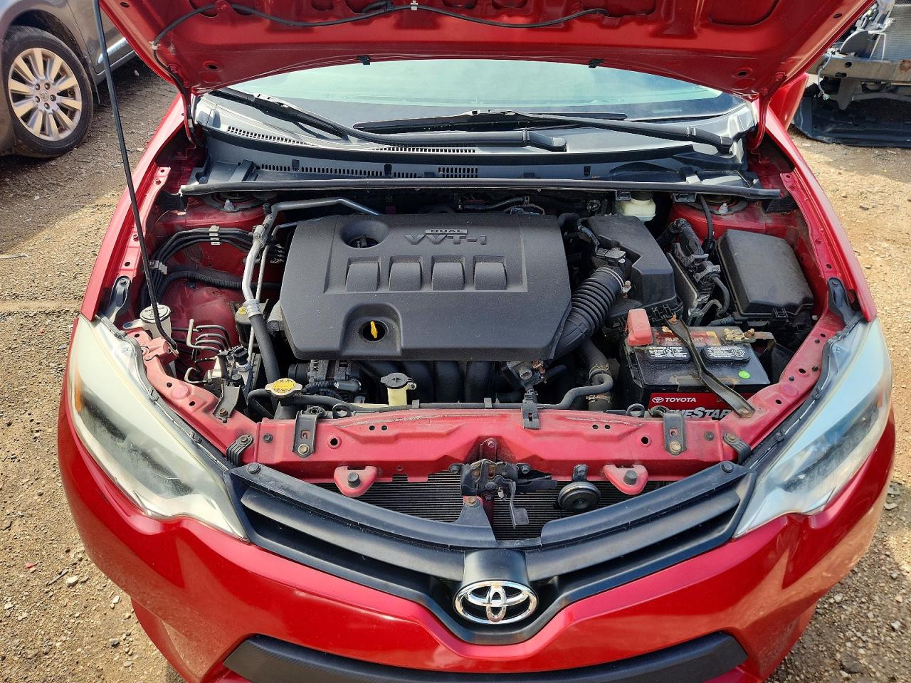 2014 Toyota Corolla Le Red vin: 2T1BURHE9EC220574