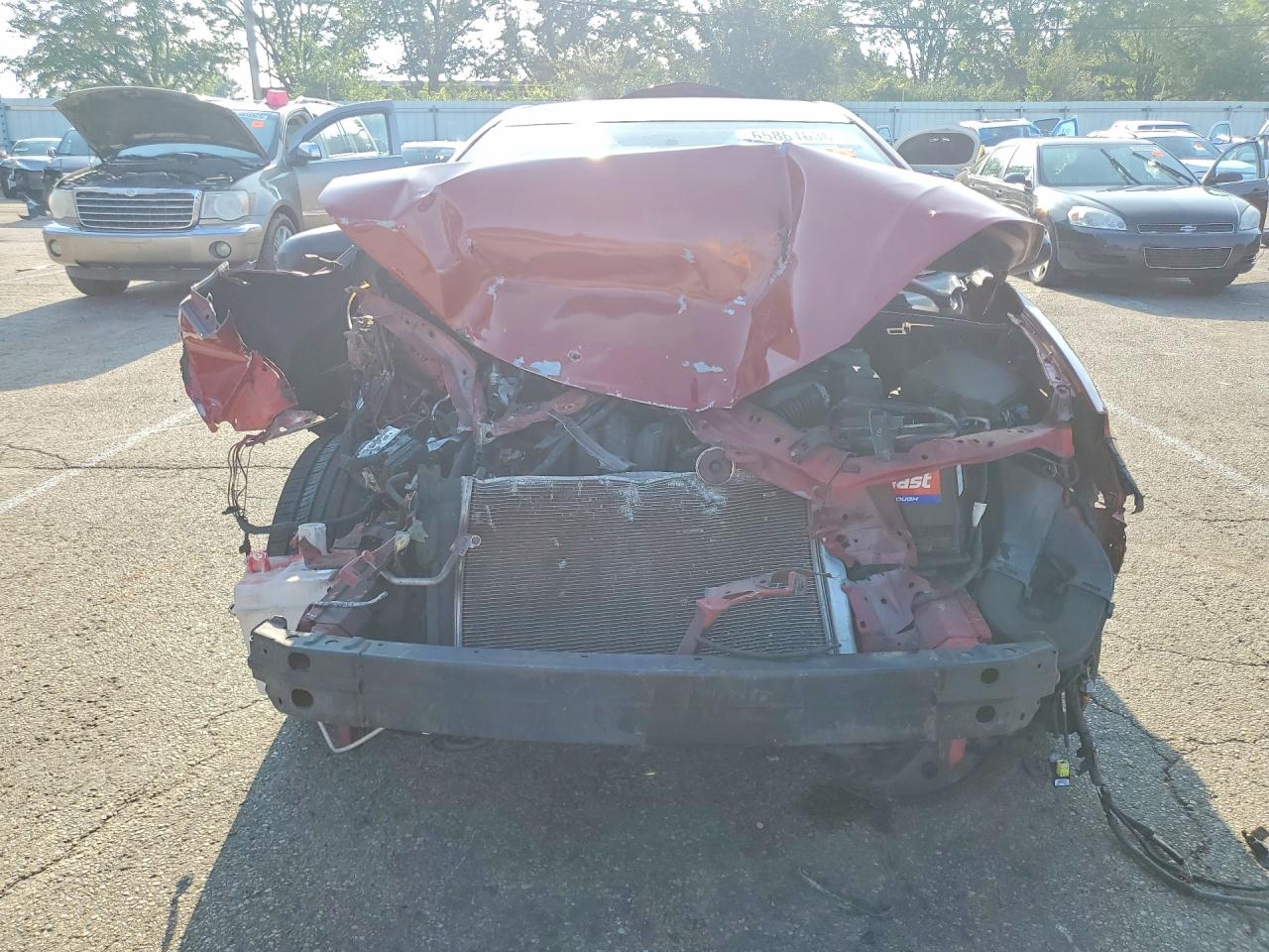 2015 Toyota Corolla Le Красный vin: 2T1BURHE9FC237022
