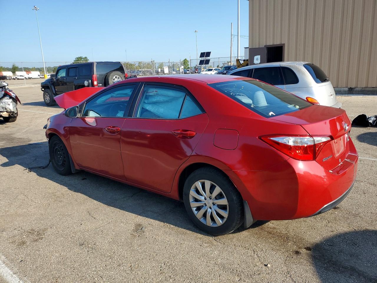 2015 Toyota Corolla Le Красный vin: 2T1BURHE9FC237022