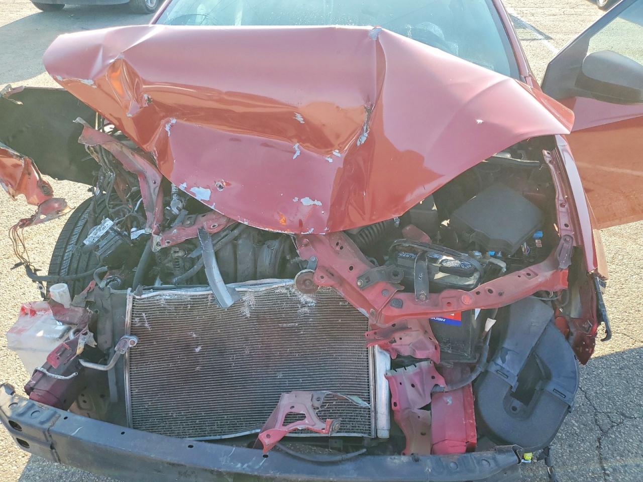 2015 Toyota Corolla Le Красный vin: 2T1BURHE9FC237022
