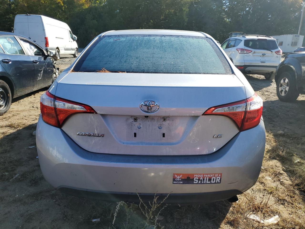 2015 Toyota Corolla Le Silver vin: 2T1BURHE9FC237246