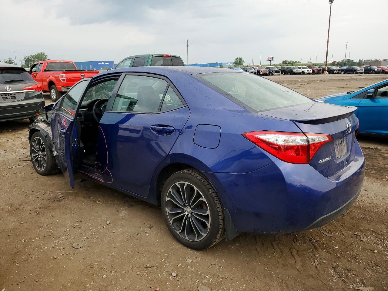 2015 Toyota Corolla S Plus Blue vin: 2T1BURHE9FC255102
