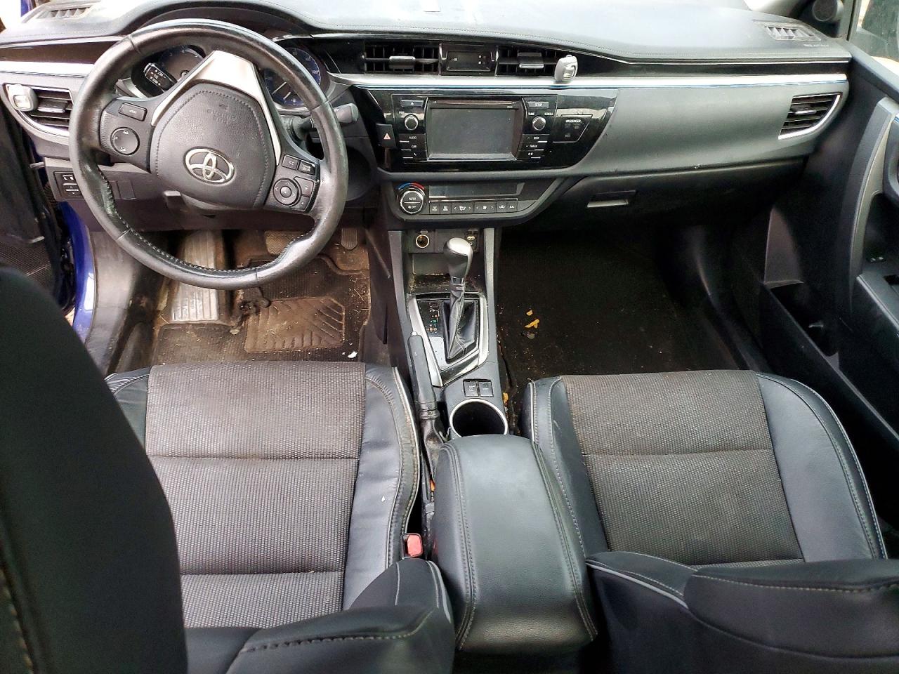 2015 Toyota Corolla S Plus Blue vin: 2T1BURHE9FC255102
