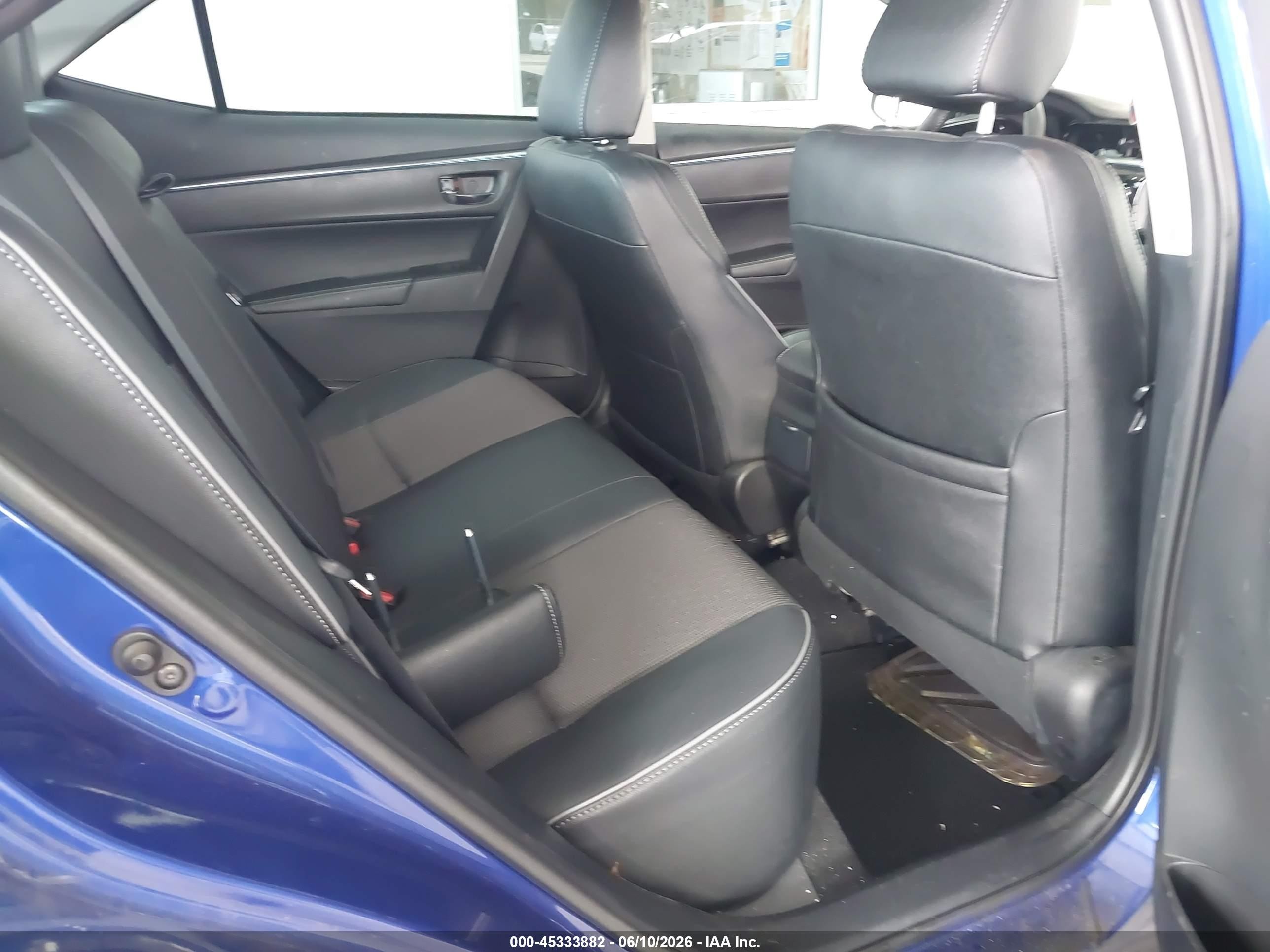 2015 Toyota Corolla S Plus Blue vin: 2T1BURHE9FC263295