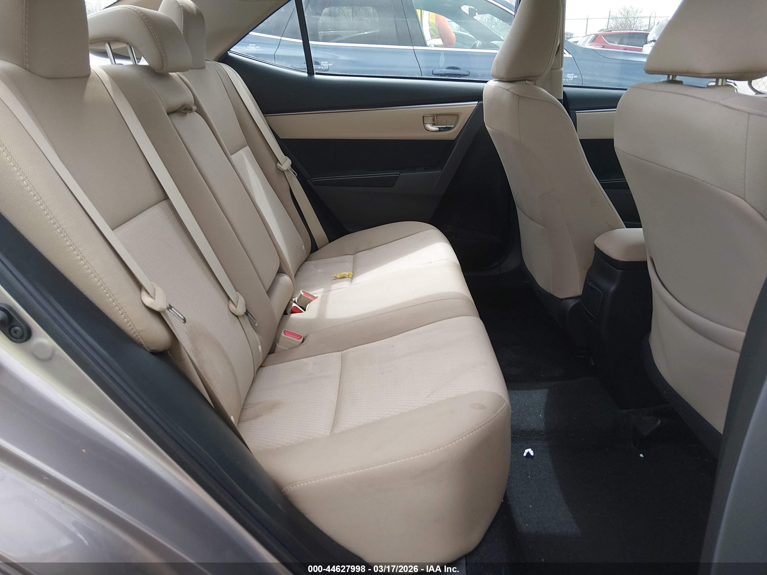 2015 Toyota Corolla Le Серый vin: 2T1BURHE9FC265287
