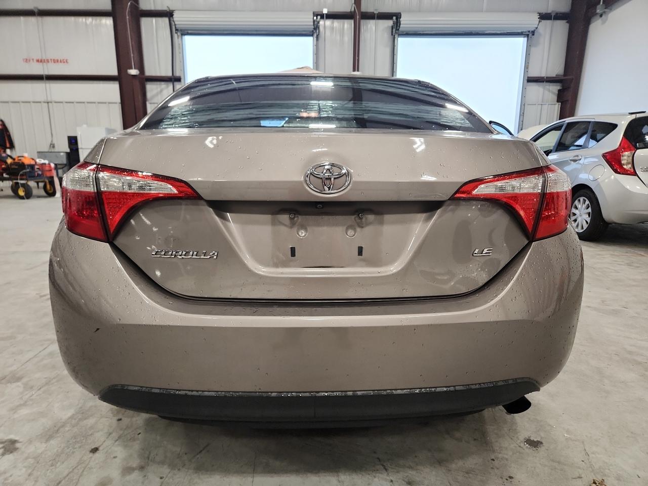 2015 Toyota Corolla Le Серый vin: 2T1BURHE9FC266536
