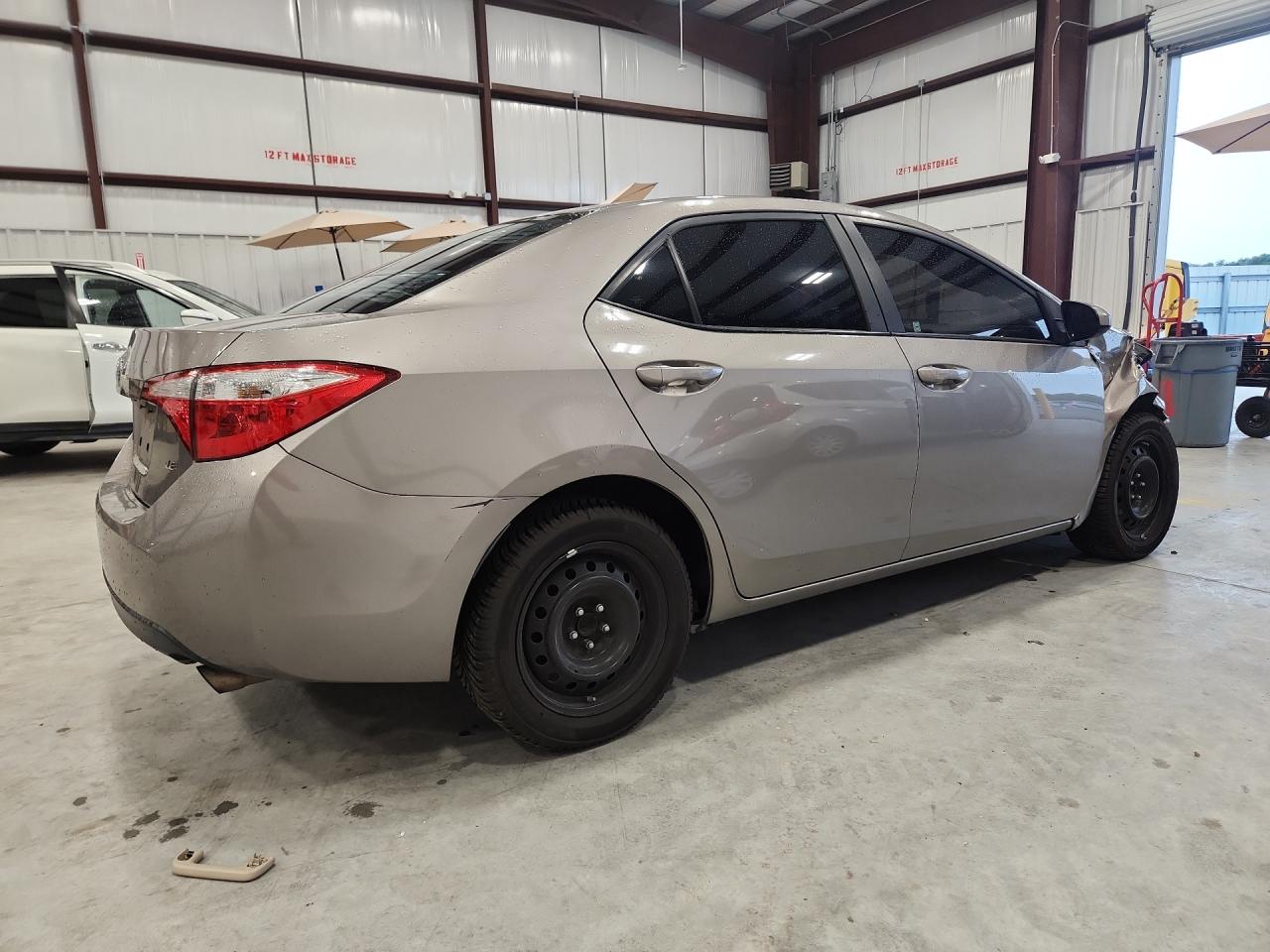 2015 Toyota Corolla Le Серый vin: 2T1BURHE9FC266536