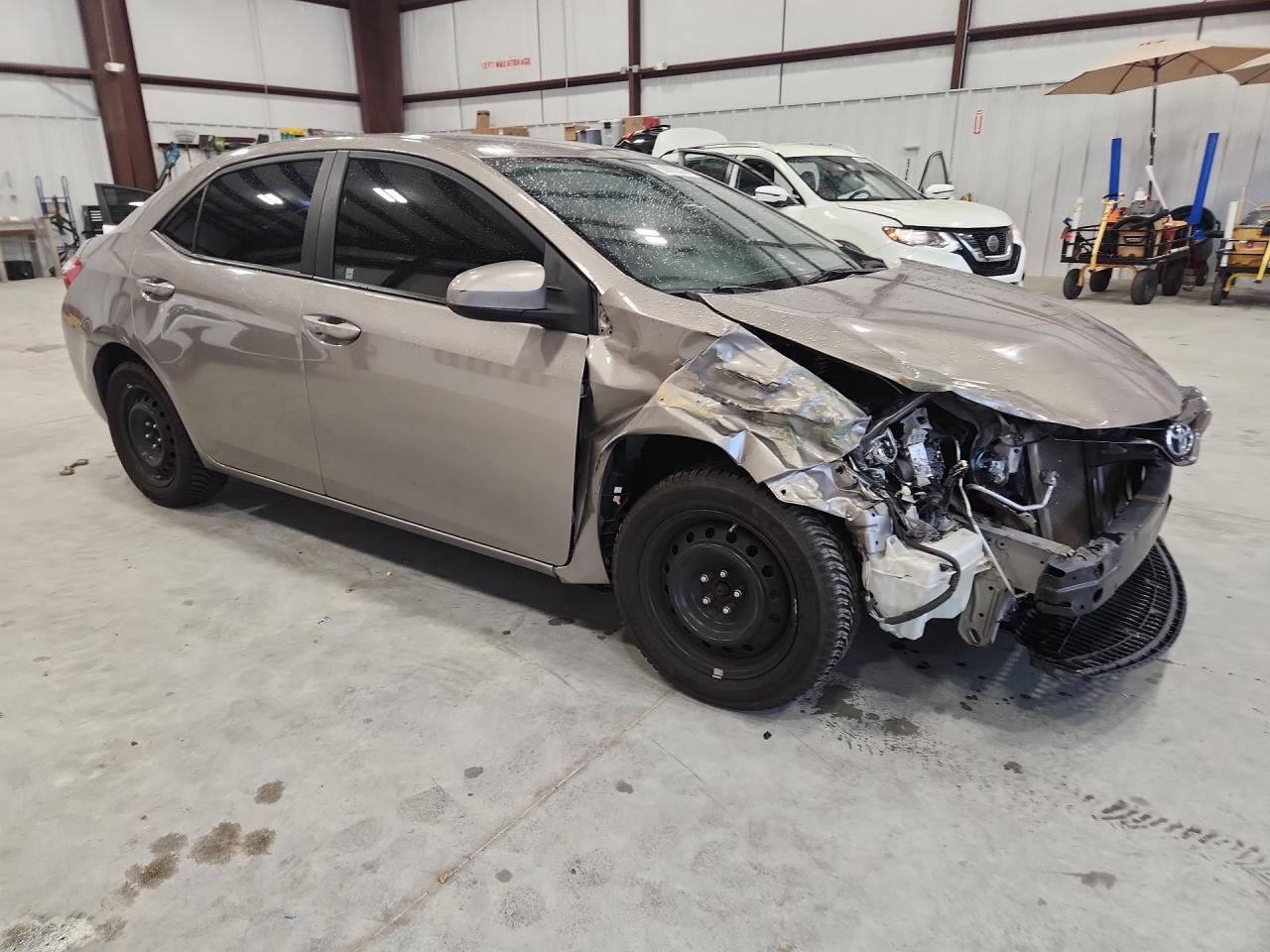 2015 Toyota Corolla Le Серый vin: 2T1BURHE9FC266536