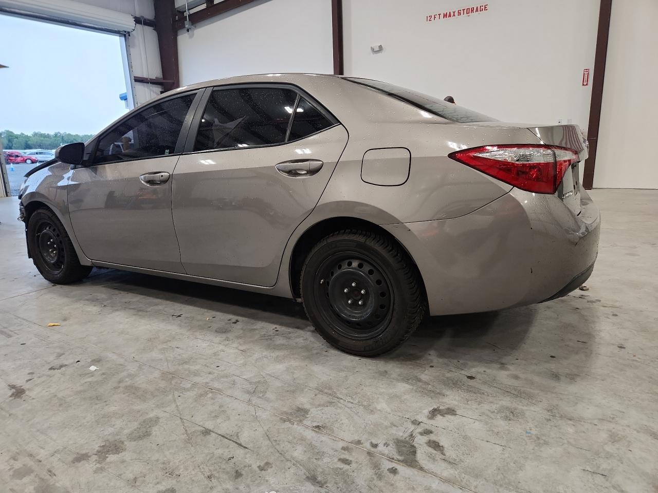 2015 Toyota Corolla Le Серый vin: 2T1BURHE9FC266536