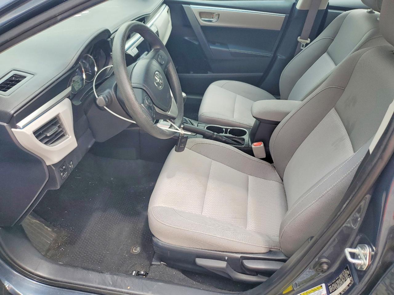 2015 Toyota Corolla Le Plus Gray vin: 2T1BURHE9FC274569