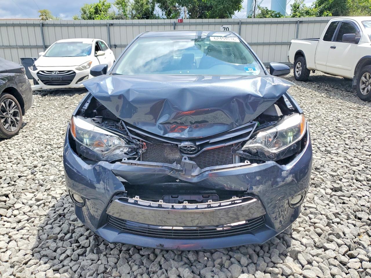 2015 Toyota Corolla Le Plus Gray vin: 2T1BURHE9FC274569