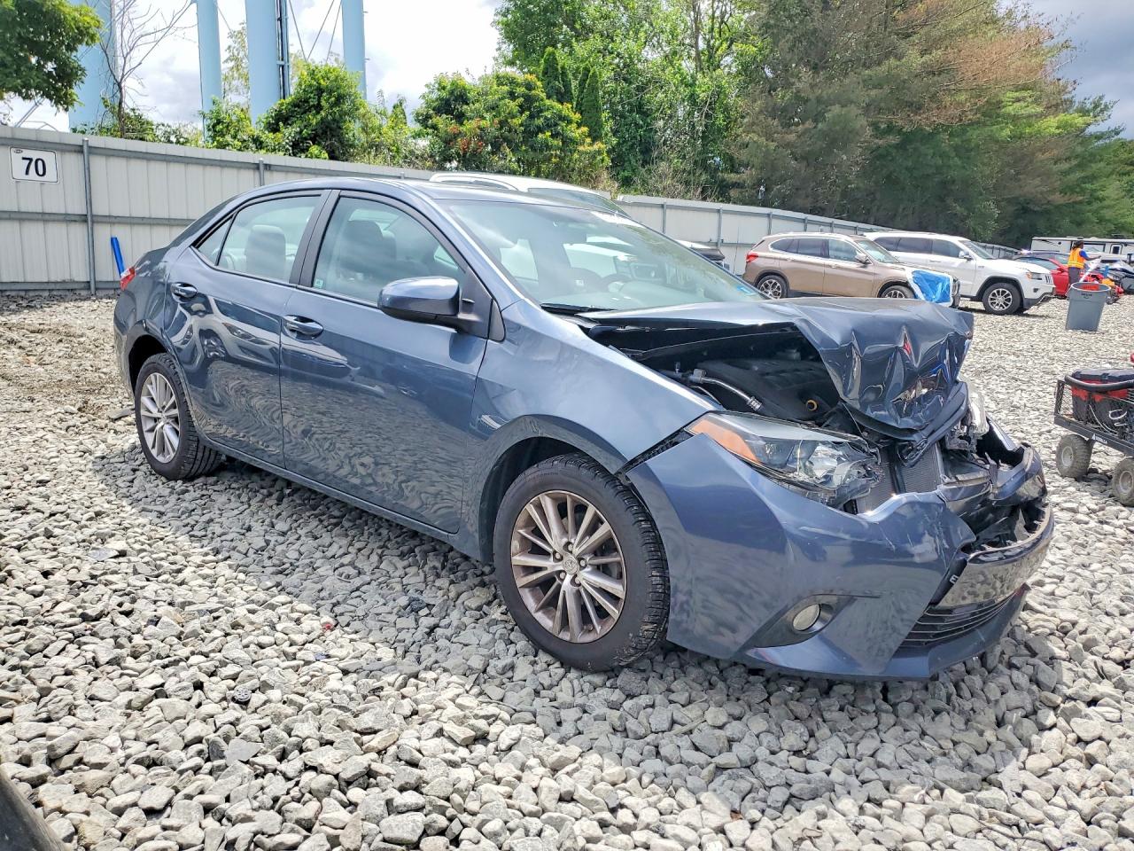 2015 Toyota Corolla Le Plus Gray vin: 2T1BURHE9FC274569