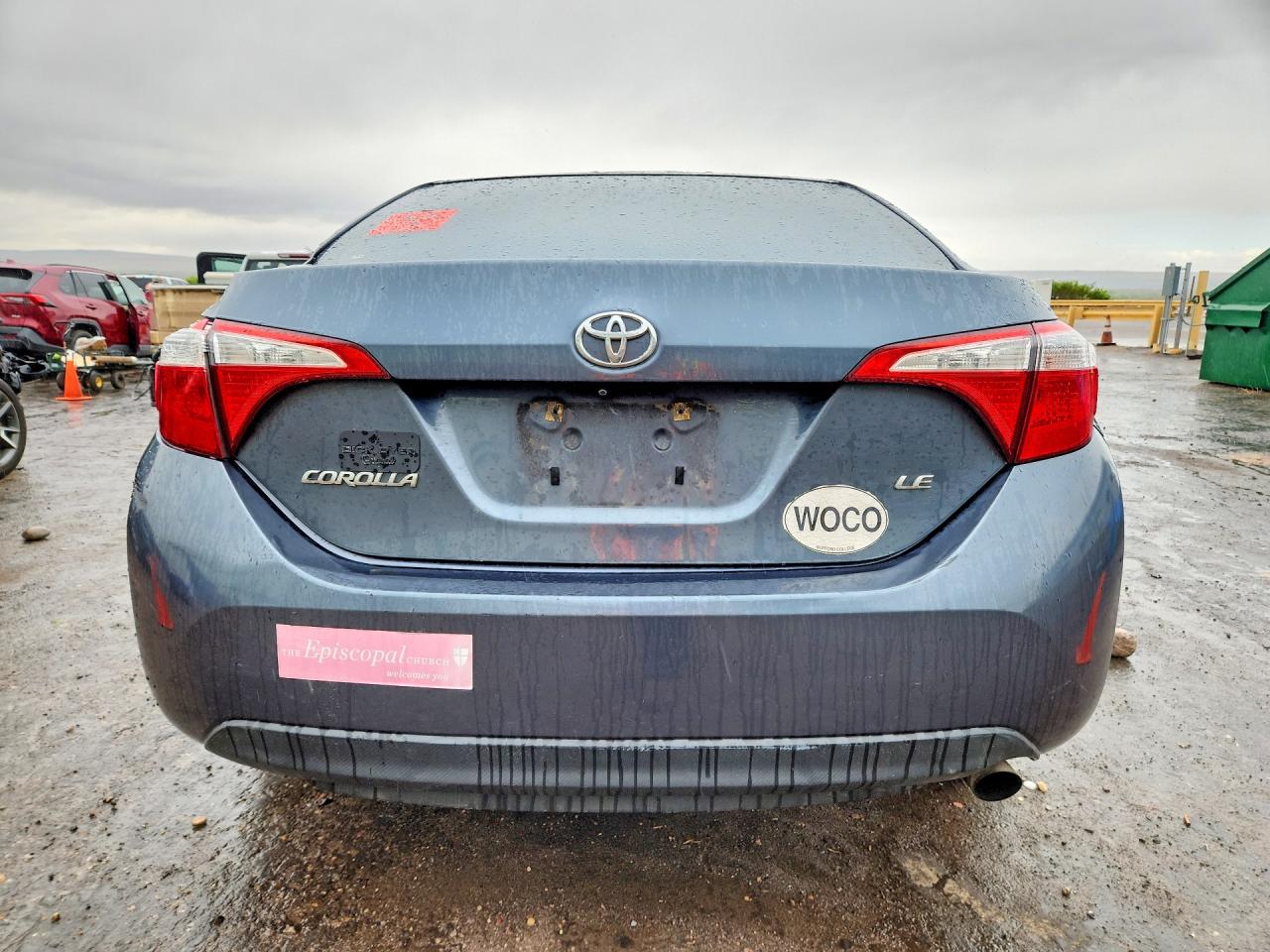 2015 Toyota Corolla Le Gray vin: 2T1BURHE9FC275706