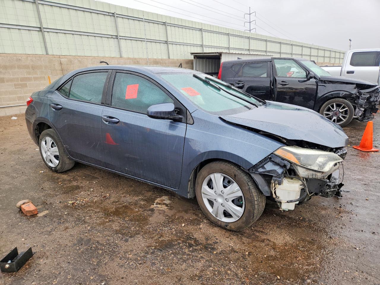 2015 Toyota Corolla Le Gray vin: 2T1BURHE9FC275706