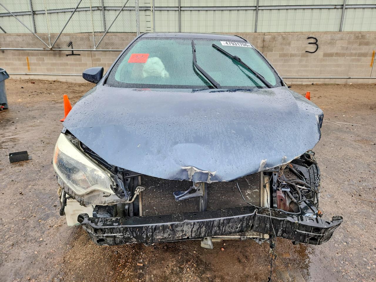 2015 Toyota Corolla Le Gray vin: 2T1BURHE9FC275706