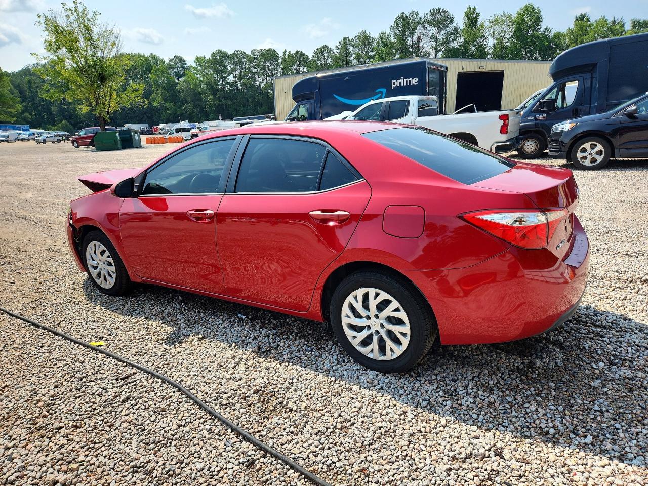 2015 Toyota Corolla Le Red vin: 2T1BURHE9FC277813