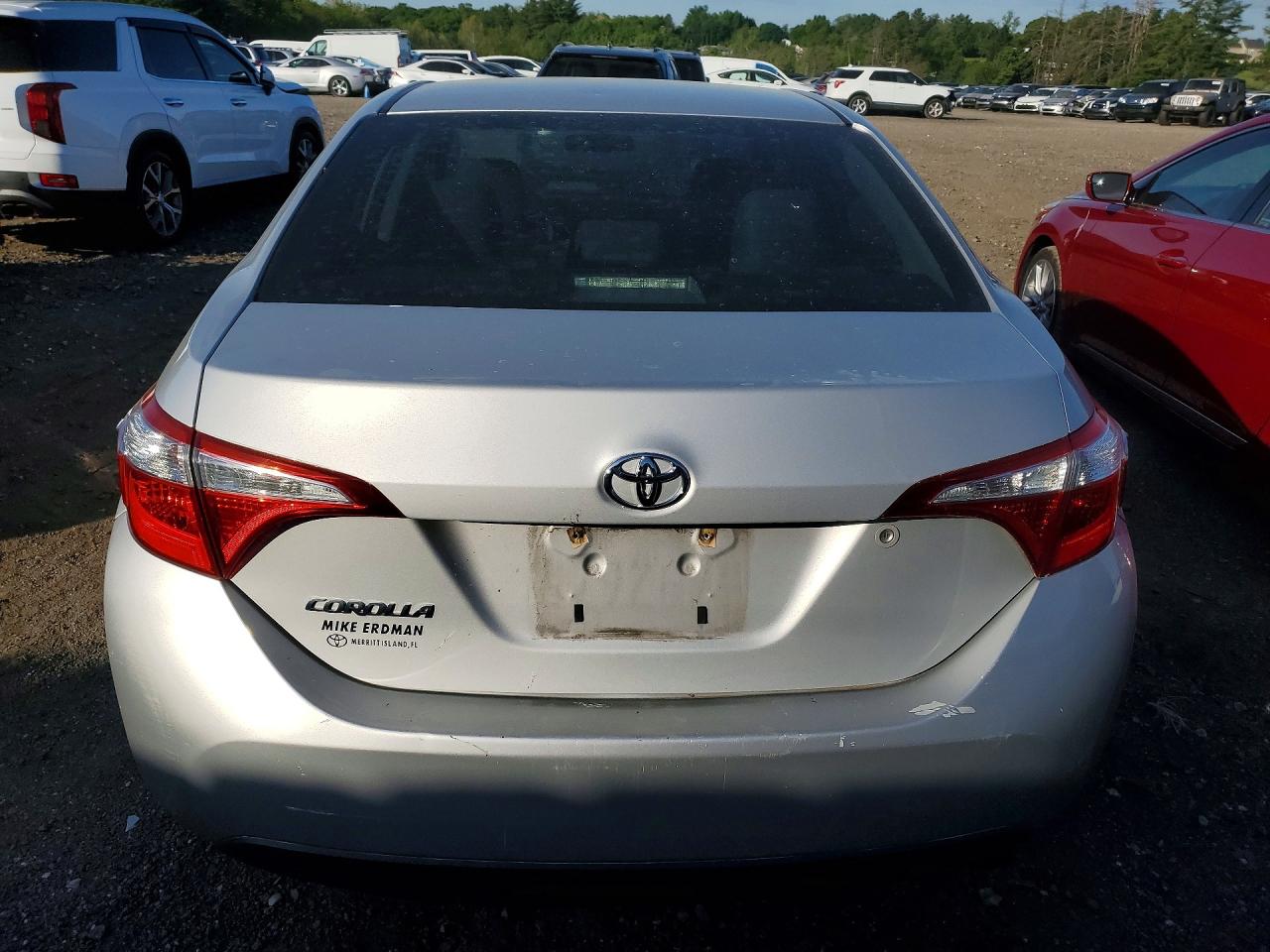 2015 Toyota Corolla L Silver vin: 2T1BURHE9FC286706