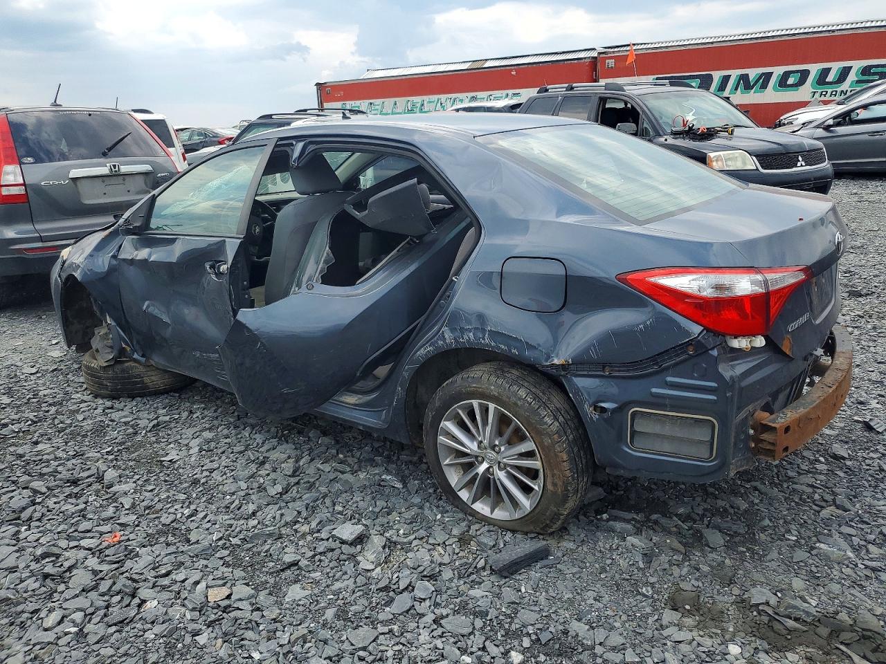 2015 Toyota Corolla L Charcoal vin: 2T1BURHE9FC288634