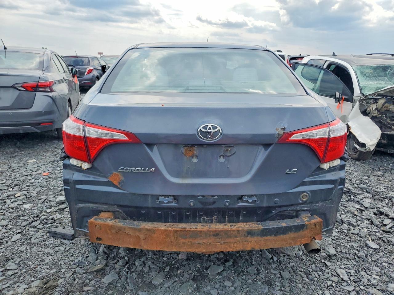 2015 Toyota Corolla L Charcoal vin: 2T1BURHE9FC288634
