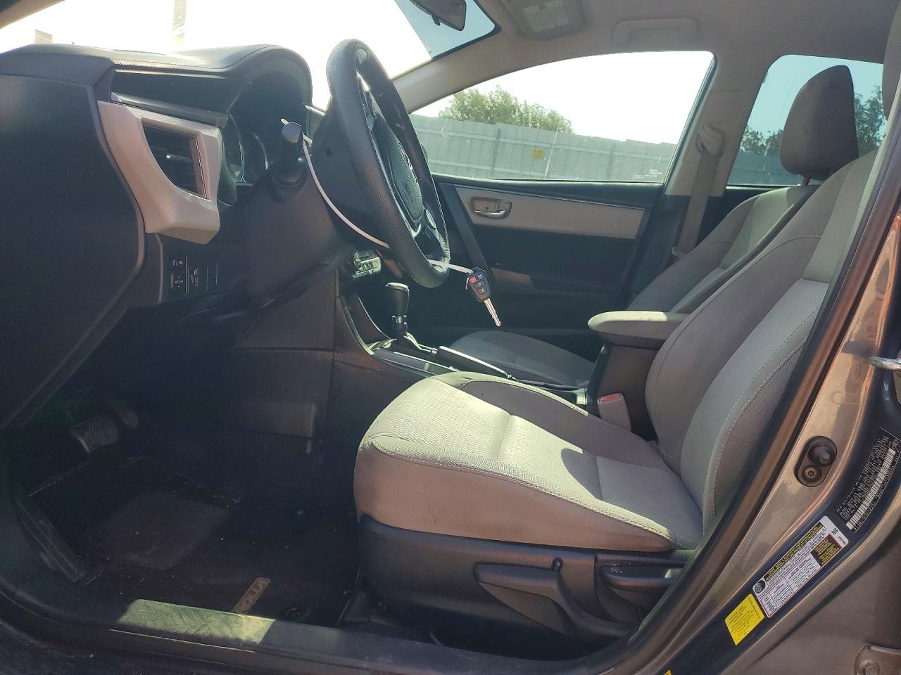 2015 Toyota Corolla Le Gray vin: 2T1BURHE9FC304394