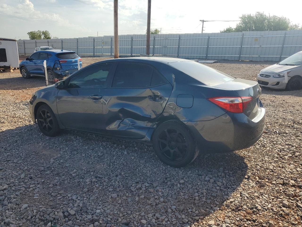2015 Toyota Corolla Le Gray vin: 2T1BURHE9FC304394