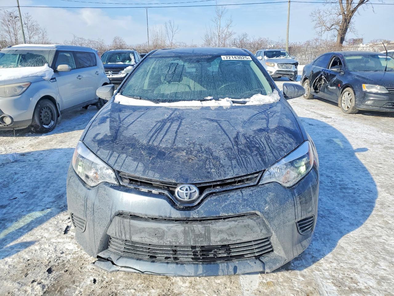2015 Toyota Corolla L Charcoal vin: 2T1BURHE9FC314178