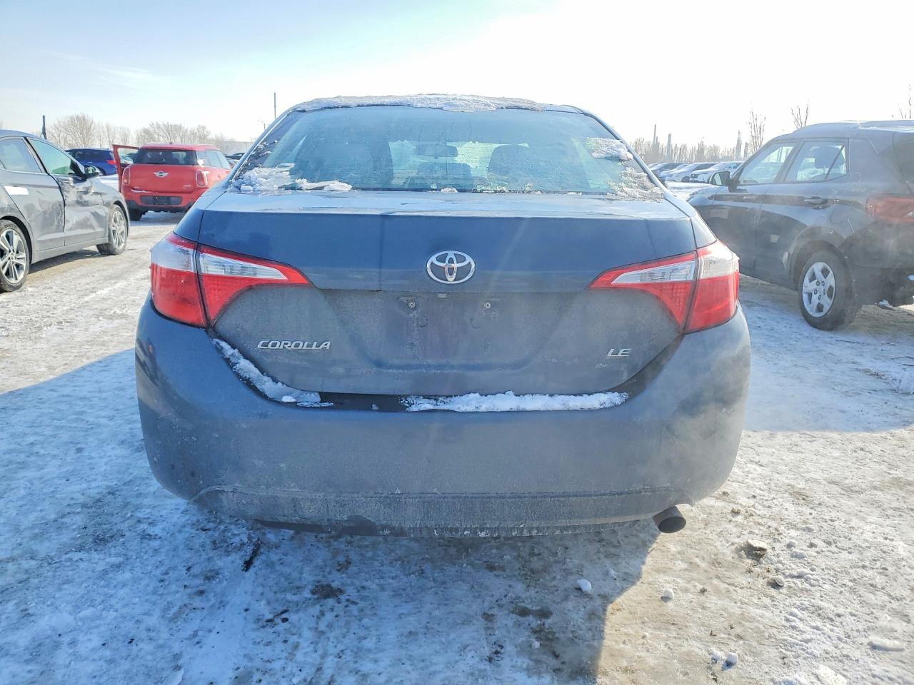 2015 Toyota Corolla L Charcoal vin: 2T1BURHE9FC314178