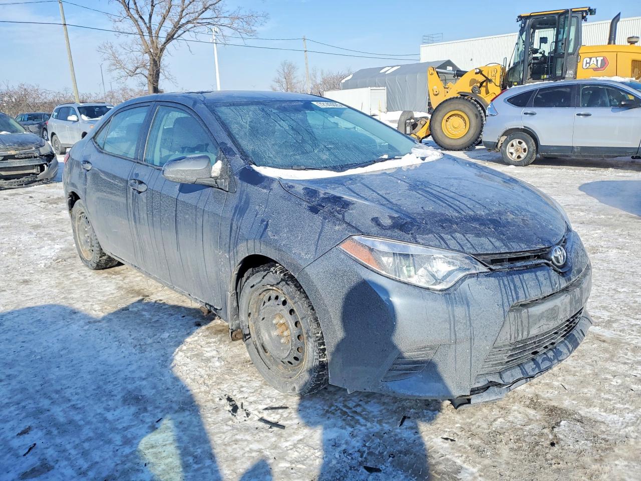 2015 Toyota Corolla L Charcoal vin: 2T1BURHE9FC314178