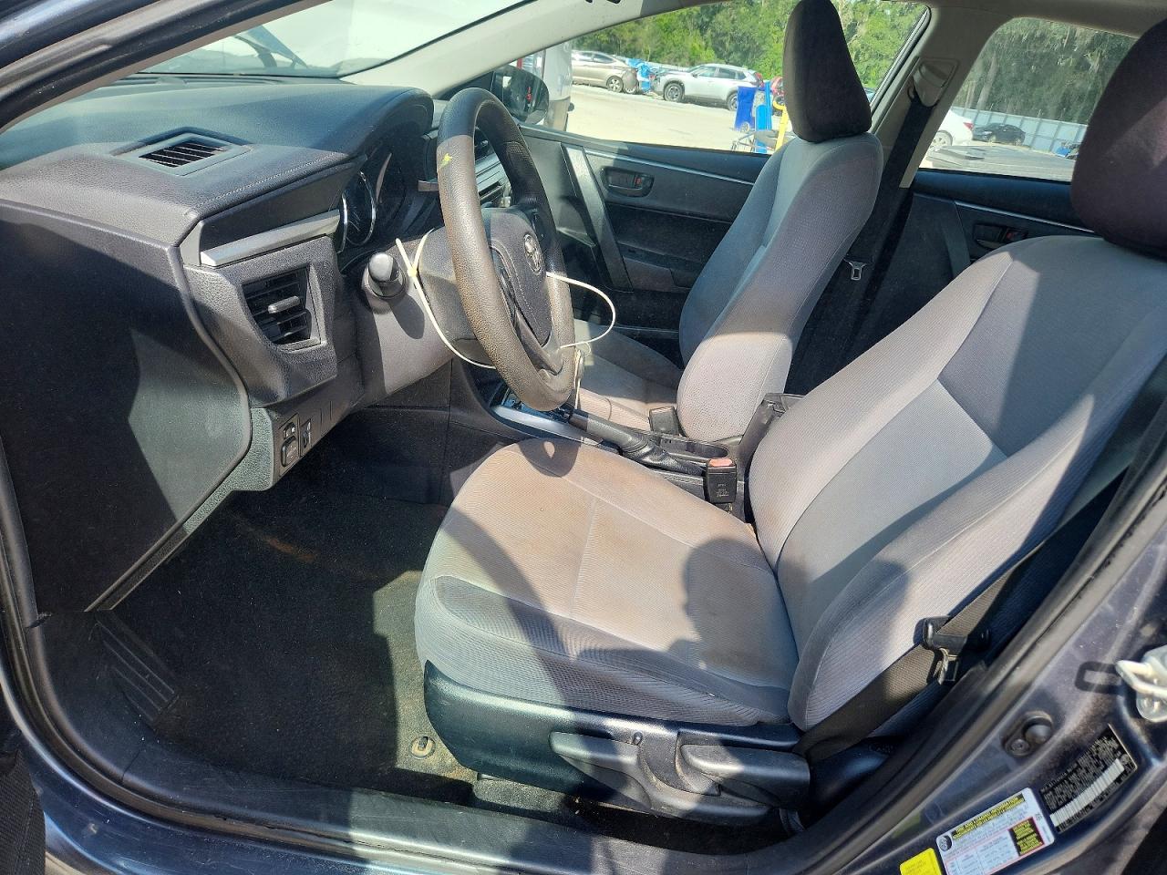 2015 Toyota Corolla L Серый vin: 2T1BURHE9FC323124
