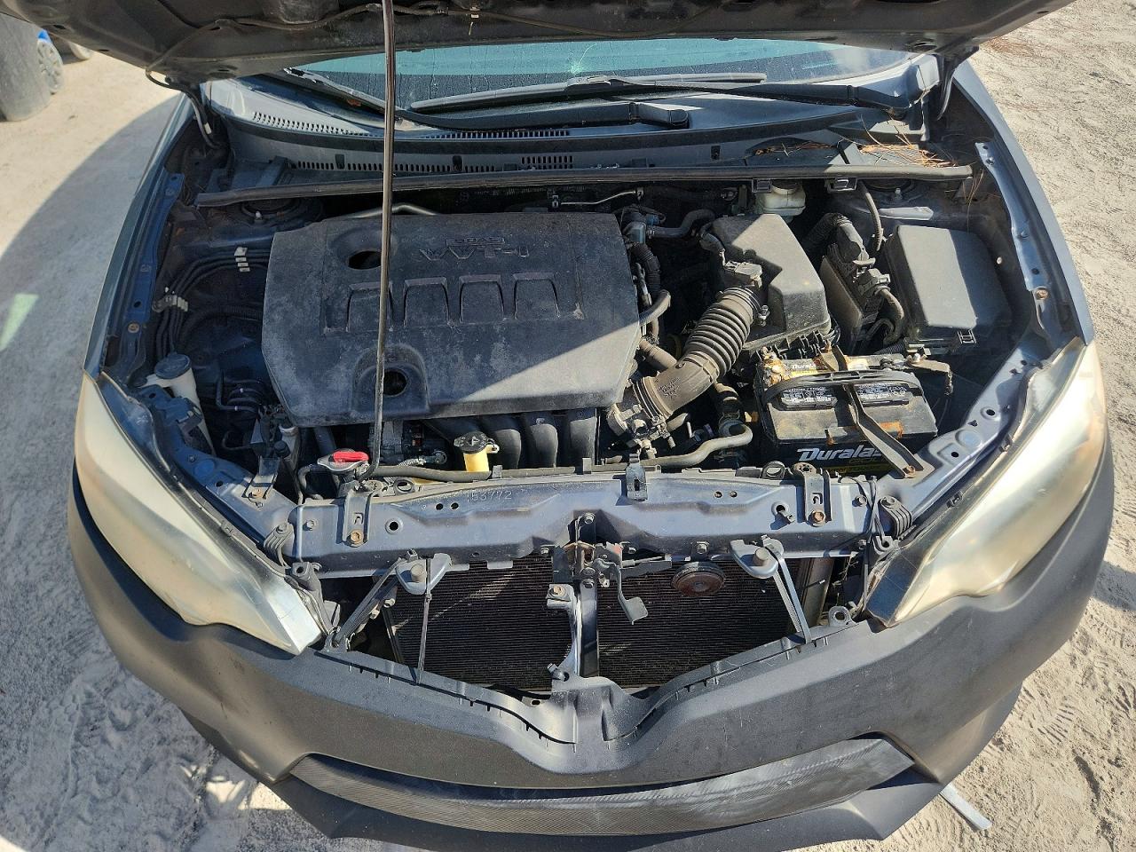 2015 Toyota Corolla L Серый vin: 2T1BURHE9FC323124