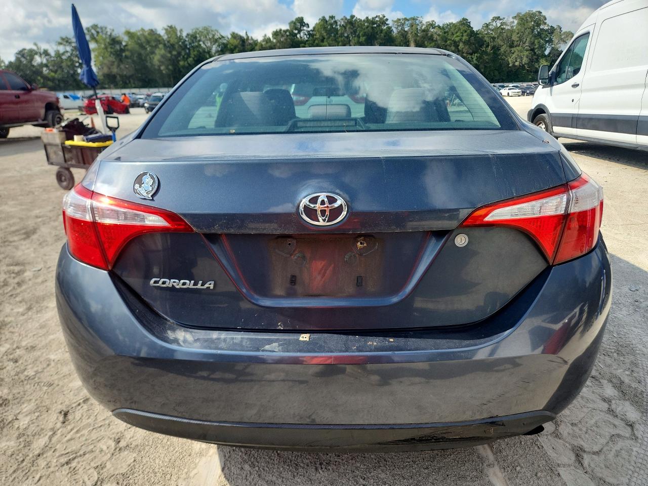 2015 Toyota Corolla L Серый vin: 2T1BURHE9FC323124