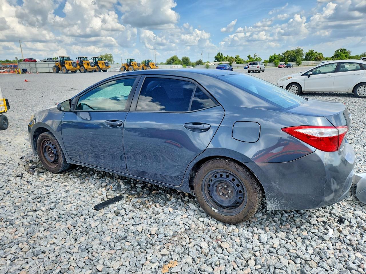 2015 Toyota Corolla Gray vin: 2T1BURHE9FC325889