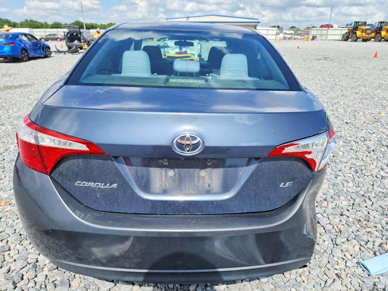 2015 Toyota Corolla Gray vin: 2T1BURHE9FC325889