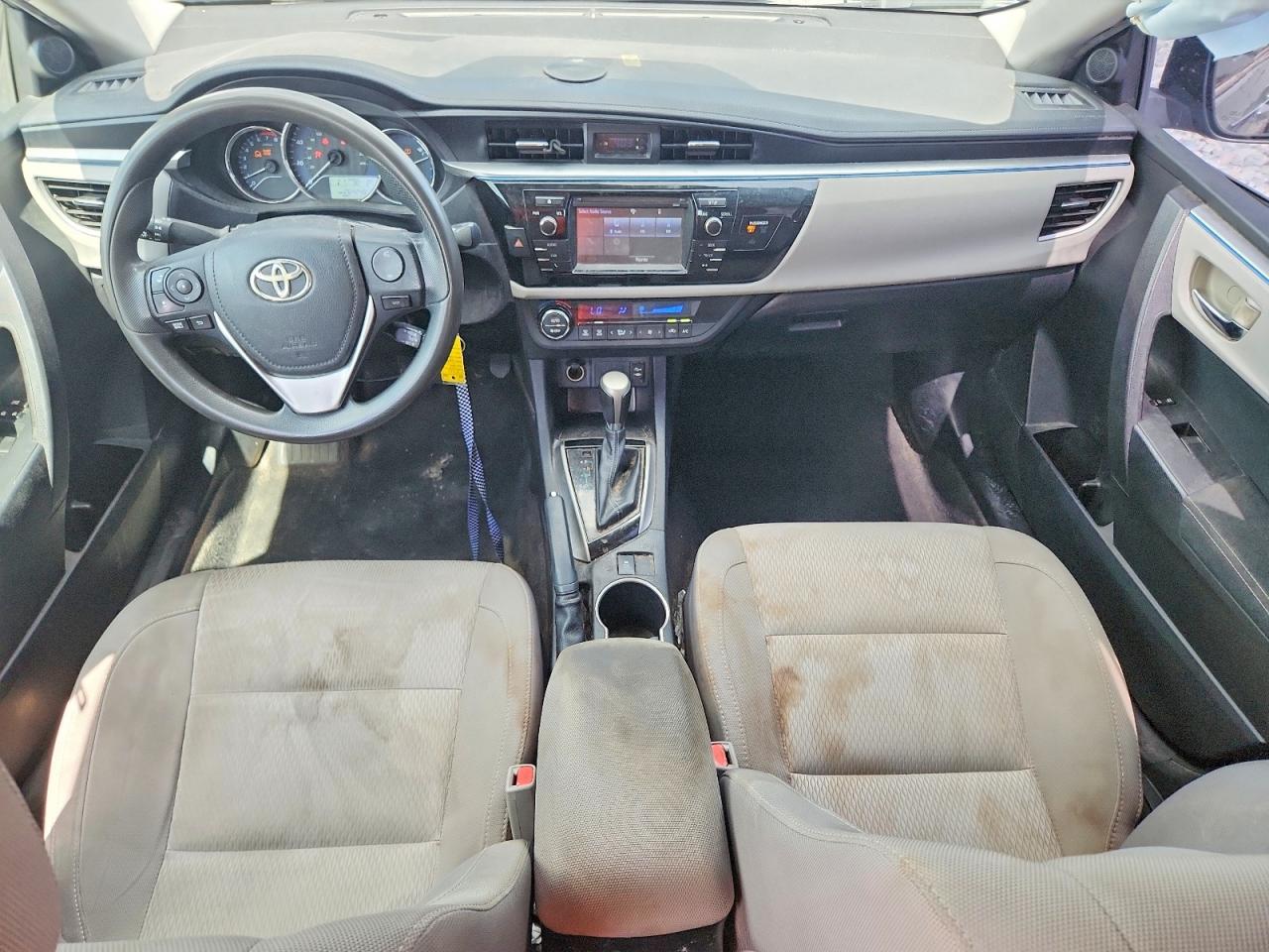 2015 Toyota Corolla Gray vin: 2T1BURHE9FC325889