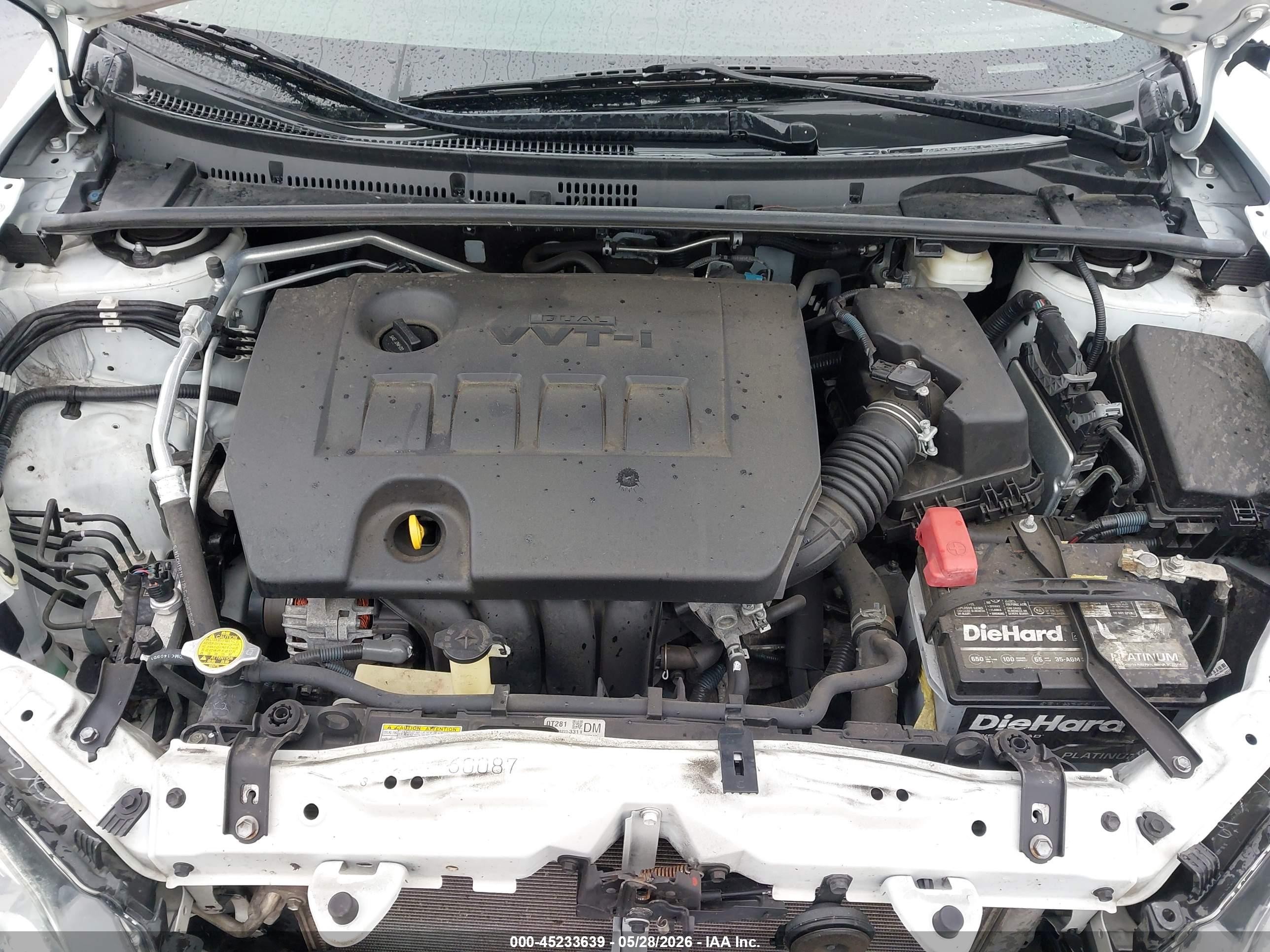 2015 Toyota Corolla S Plus Белый vin: 2T1BURHE9FC329439