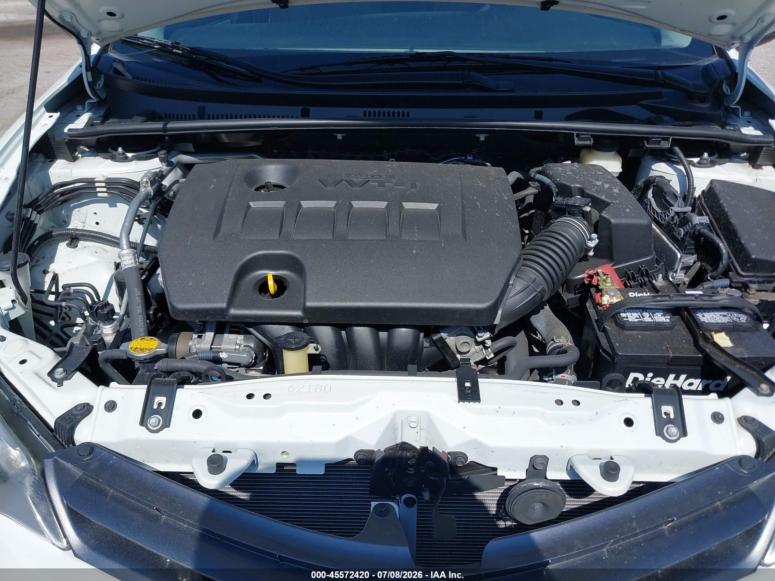 2015 Toyota Corolla Le Белый vin: 2T1BURHE9FC331532