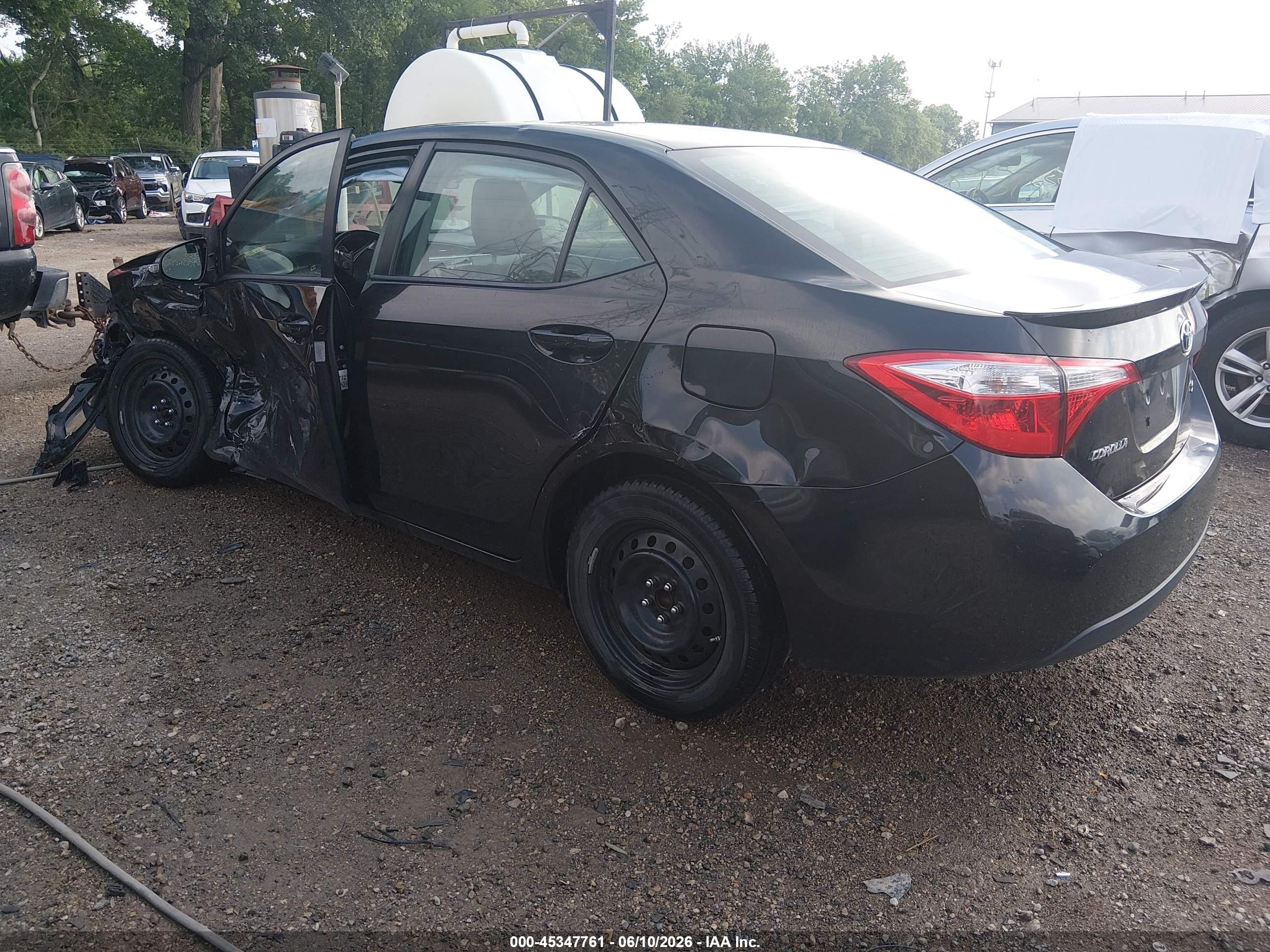 2015 Toyota Corolla S Black vin: 2T1BURHE9FC332373