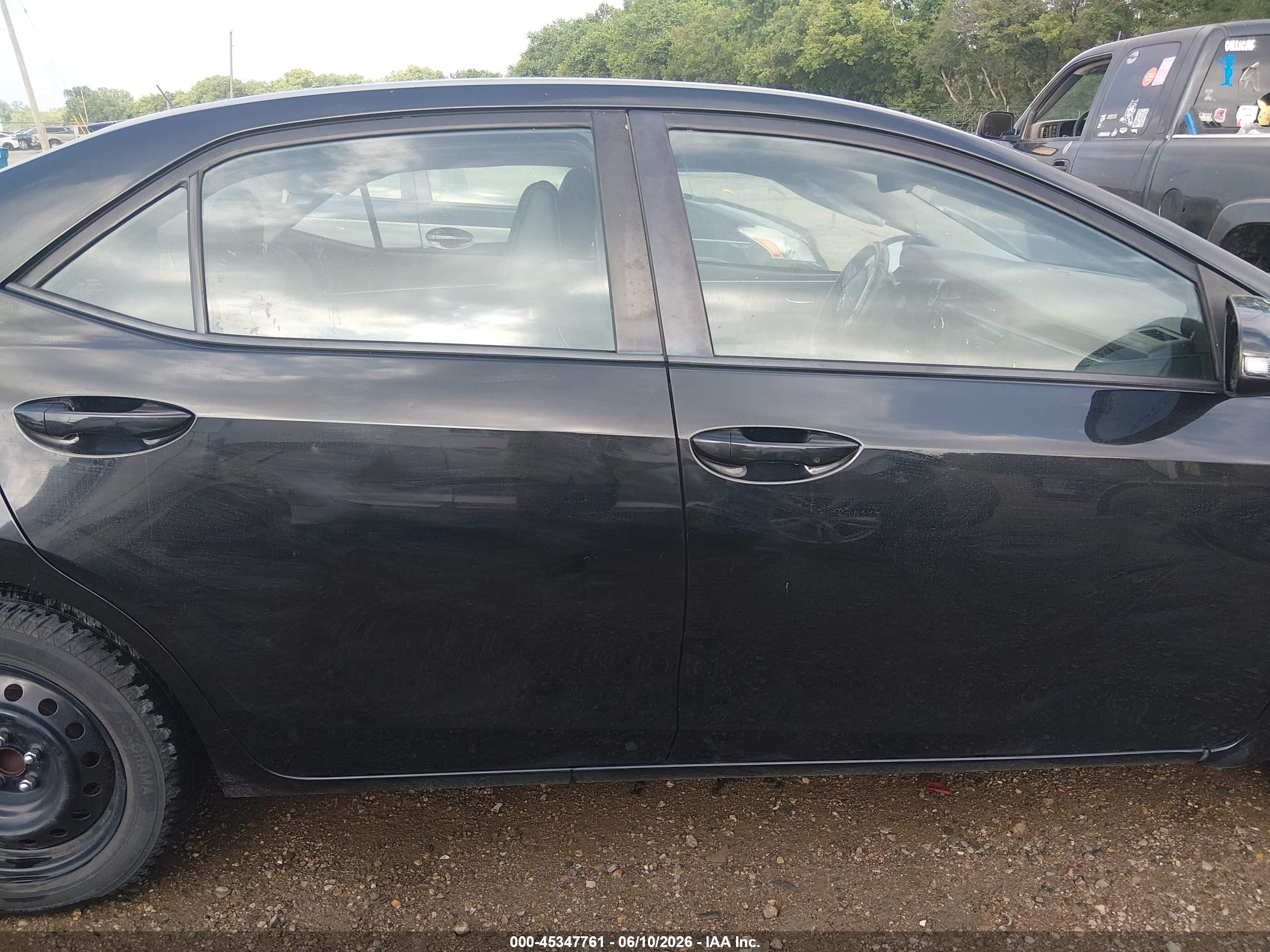 2015 Toyota Corolla S Black vin: 2T1BURHE9FC332373