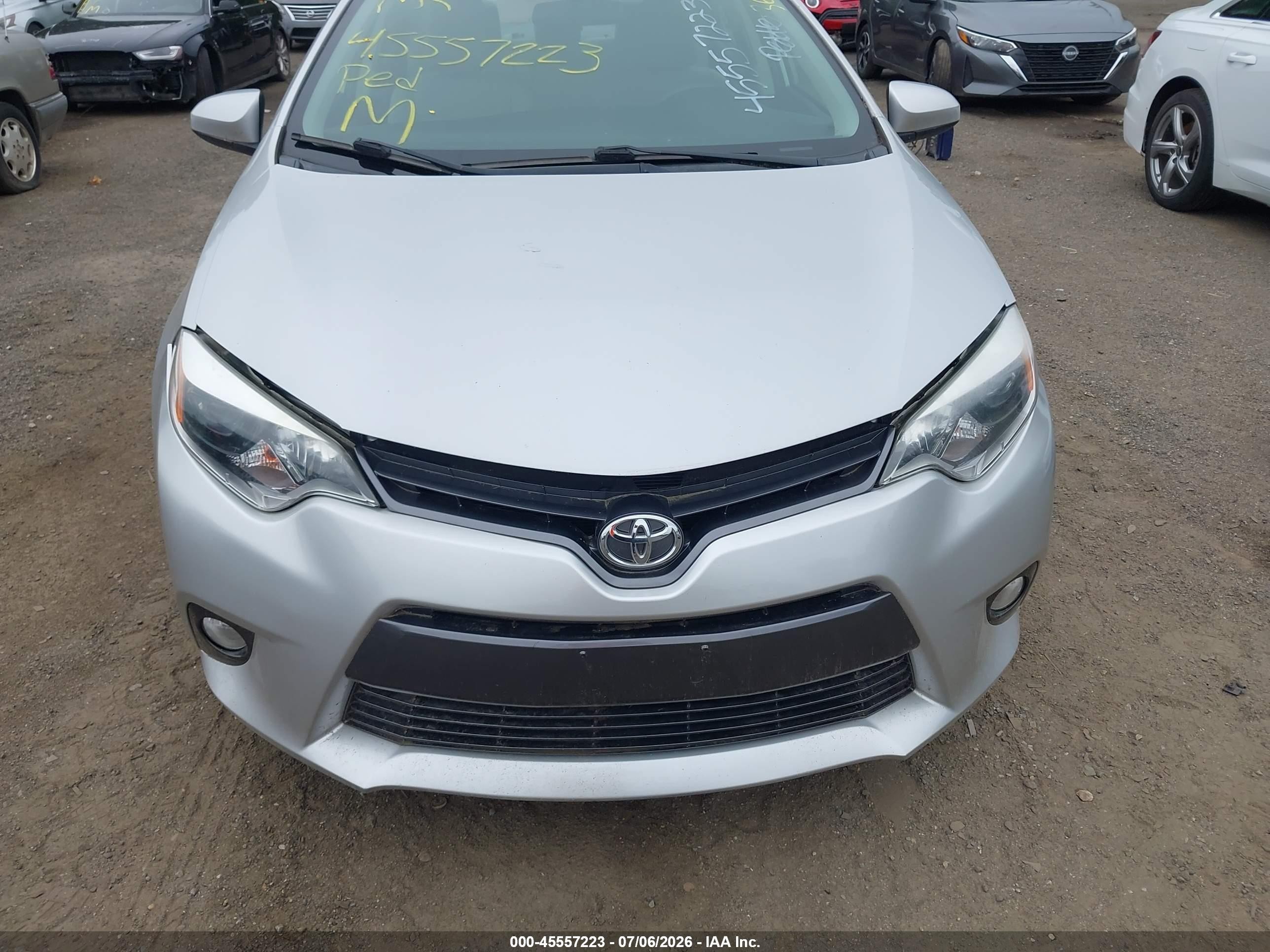 2015 Toyota Corolla Le Plus Silver vin: 2T1BURHE9FC338271