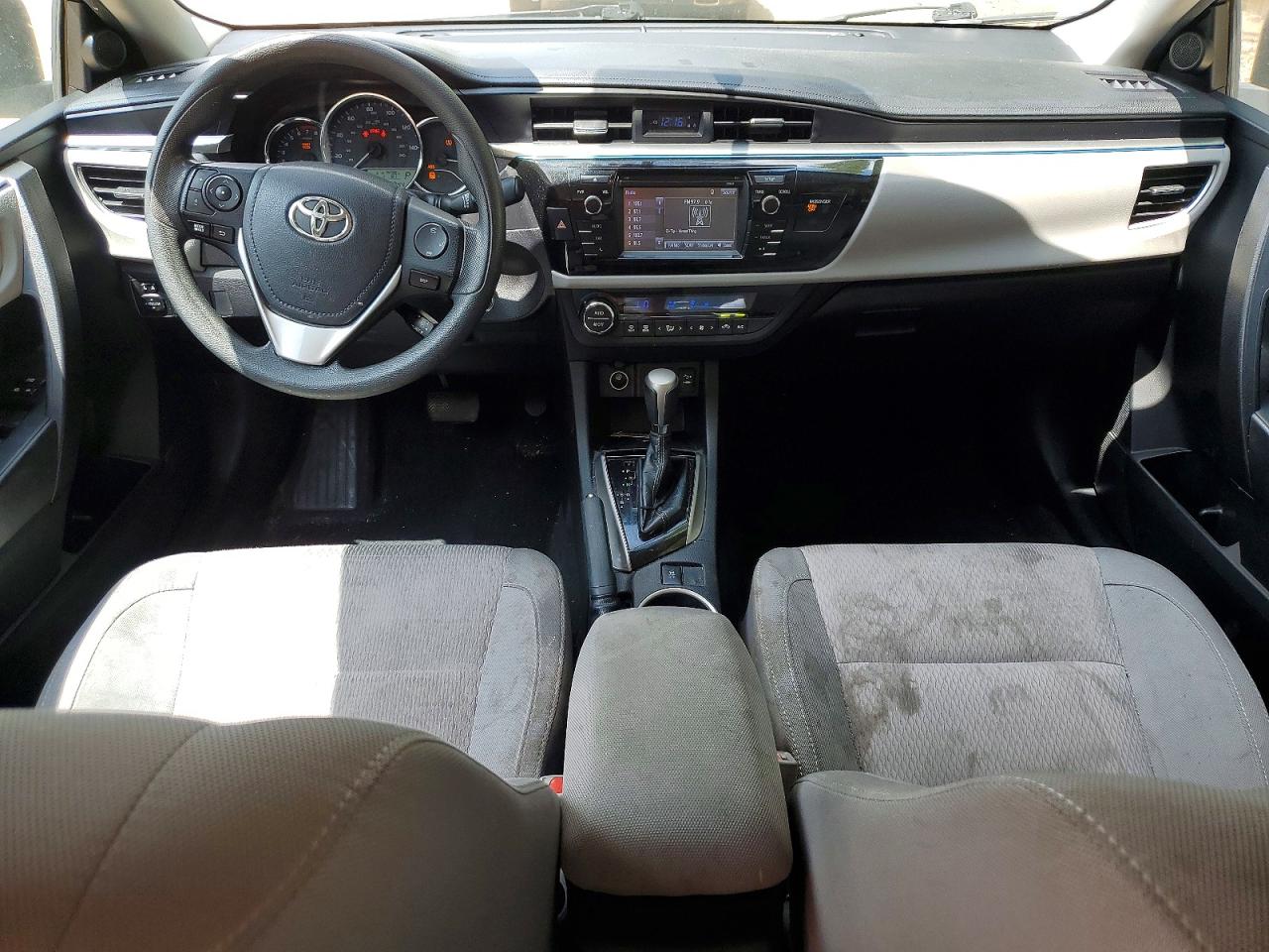 2015 Toyota Corolla Le Gray vin: 2T1BURHE9FC346676