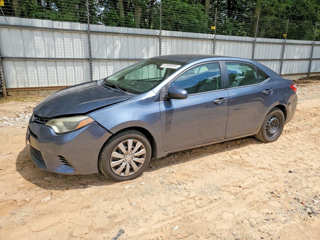 2015 Toyota Corolla Le Gray vin: 2T1BURHE9FC346676