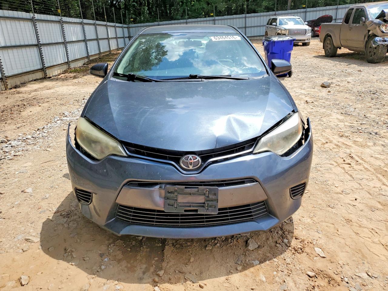 2015 Toyota Corolla Le Gray vin: 2T1BURHE9FC346676